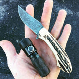 Damascus EDC Skinning Knife