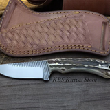 Ridge Rider – Antler Handle Cross Draw Sheath Knife for Sale