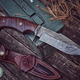 Damascus Steel Hunter Knife