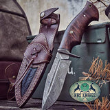 Damascus Steel Hunter Knife