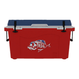 Taiga Coolers 55 Quart Red White and Blue Cooler