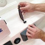 Line Cutterz Ceramic Blade Peel & Stick Flat Mount - Blaze Orange