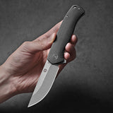 The Pathfinder Folding Pocket Knife Giftset for Men and Women (Black and Silver)