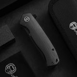 The Pathfinder Folding Pocket Knife Giftset for Men and Women (Black and Blue)