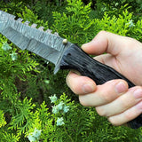 Tactical Urban Guardian Folding Pocket Knife – 8" Handmade Damascus Steel Blade, Pakka Wood Handle