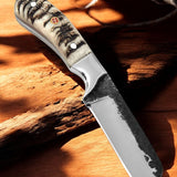 Custom Handmade Bull Cutter Knife – 7" High-Carbon Steel