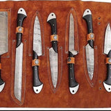 Damascus steel kitchen Knives Set