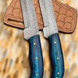 Timber Strike – Handmade Bull Cutter Knife with Sheath