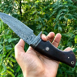 Custom Handmade Damascus Hunting knife