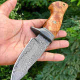 Custom Handmade Damascus Hunting knife