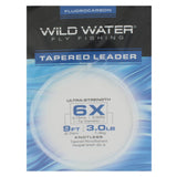 6X Fluorocarbon Leader, 9' | 3 Pack | Wild Water Fly Fishing