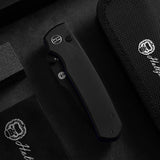 The Loyalist Folding Pocket Knife Giftset for Men and Women (Black and Blue)