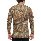 100% Merino Wool - Men's Long Sleeve Crew Shirt - Thermal Base Layer