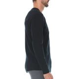 100% Merino Wool - Men's Long Sleeve Crew Shirt - Thermal Base Layer