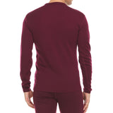 100% Merino Wool - Men's Long Sleeve Crew Shirt - Thermal Base Layer