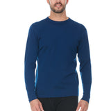 100% Merino Wool - Men's Long Sleeve Crew Shirt - Thermal Base Layer