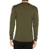 100% Merino Wool - Men's Long Sleeve Crew Shirt - Thermal Base Layer