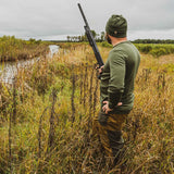 100% Merino Wool - Men's Long Sleeve Crew Shirt - Thermal Base Layer