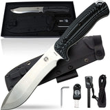 12.32" LAVALINE SURVIVAL KNIFE WITH FIXED 1095 HIGH CARBON STEEL BLADE