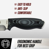The Naked Silverback Survival Knife Giftset for Men