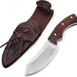 TimberStrike O1 Tool Steel Survival Knife – 9-Inch Tactical Blade with Walnut Wood Handle