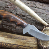 Custom Handmade Damascus Steel Skinner Knife