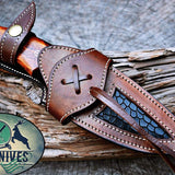 Custom Handmade Damascus Steel Hunting Knife