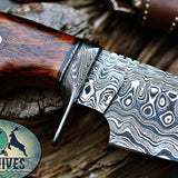 Custom Handmade Damascus Steel Hunting Knife