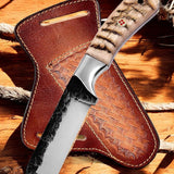 Custom Handmade Bull Cutter Knife – 7" High-Carbon Steel