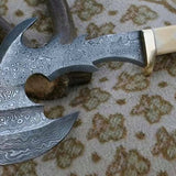 FULL TANG DAMASCUS STEEL AXE