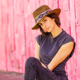 Chestnut Fedora Hat