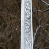 Custom Handmade Viking Seax Knife with Leather Sheath