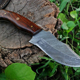 Custom Handmade Damascus Steel Hunting Knife
