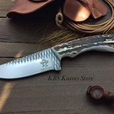 Ridge Rider – Antler Handle Cross Draw Sheath Knife for Sale