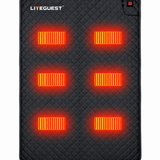 LITEGUEST 6-Zone Heated Tent Floor Mat | Large USB Heated Camping Mat