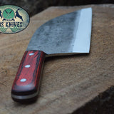 Full Tang Custom Handmade 1095 High Carbon Steel Chef / Chopper Knife