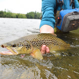 Yellow Humpy Classic Hair Wing Dry Fly - 6 Flies Hook Size 16