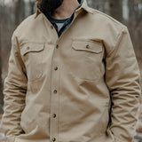 Lined Yukon Flannel Shirt Jacket, Tan