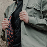Lined Yukon Flannel Shirt Jacket, Olive