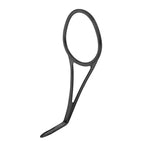 Seaguide single-foot guide TYG: black ring with single foot, angled view