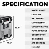 APL55 Dual Zone 12 Volt Fridge | ICECO | 55 LT