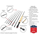 Standard Fly Fishing Kit, 5wt Rod | 9ft | 7-piece | Wild Water Fly Fishing