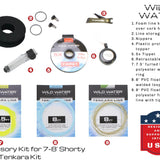 Tenkara Zoom Fly Fishing Kit, 7-8 ft Shorty Rod| Wild Water Fly Fishing
