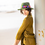 Hunter Green Fedora Hat