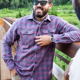 Grand Flannel, Burgundy