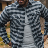 Grand Flannel, Charcoal Gingham