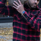 Field Grand Flannel, Huntsman Plaid in Black