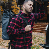 Field Grand Flannel, Huntsman Plaid in Black