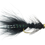 Wooly Bugger w/ Bead Head, Size 10 | Black | Qty. 6 | Wild Water Fly Fishing