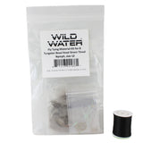 Tungsten Bead Head Green Tinsel Nymph Fly Tying Material Kit, size 12 | Wild Water Fly Fishing
